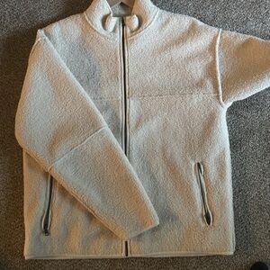 Vince Men's Off-White Fleece Jacket